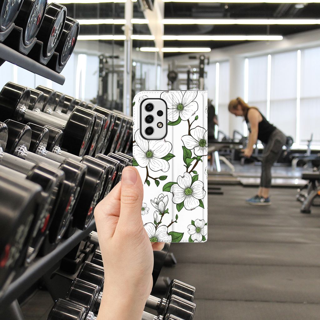 Samsung Galaxy A23 Smart Cover Dogwood Flowers - B2C Telecom
