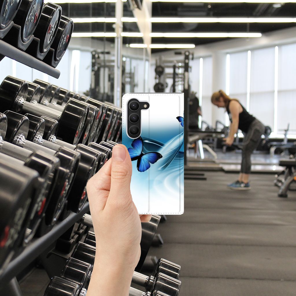Samsung Galaxy S23 Hoesje maken Vlinders - B2C Telecom