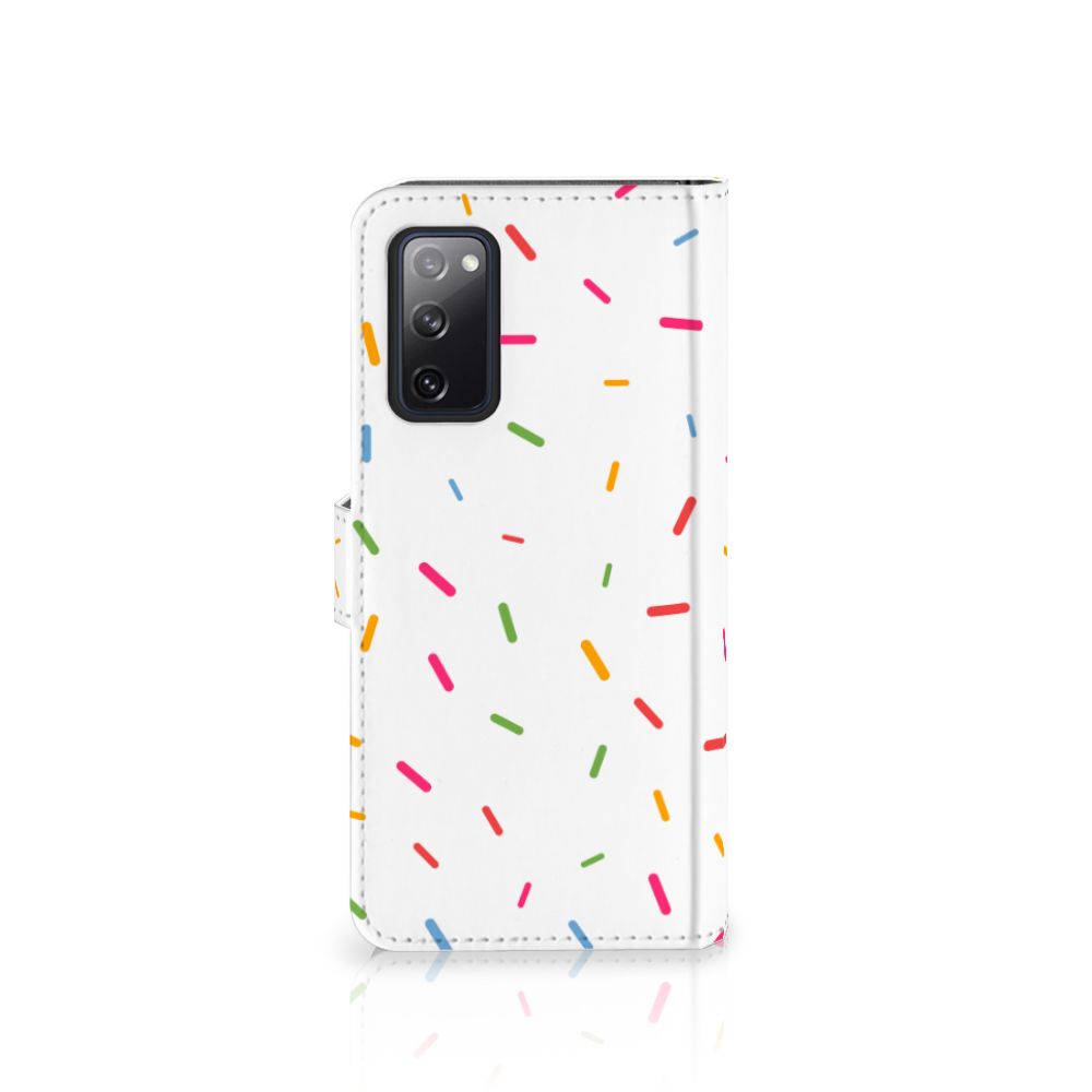 Samsung Galaxy S20 FE Book Cover Donut Roze