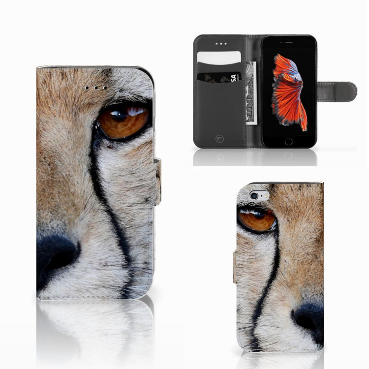 Apple iPhone 6 | 6s Telefoonhoesje met Pasjes Cheetah