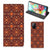 Samsung Galaxy A71 Hoesje met Magneet Batik Brown