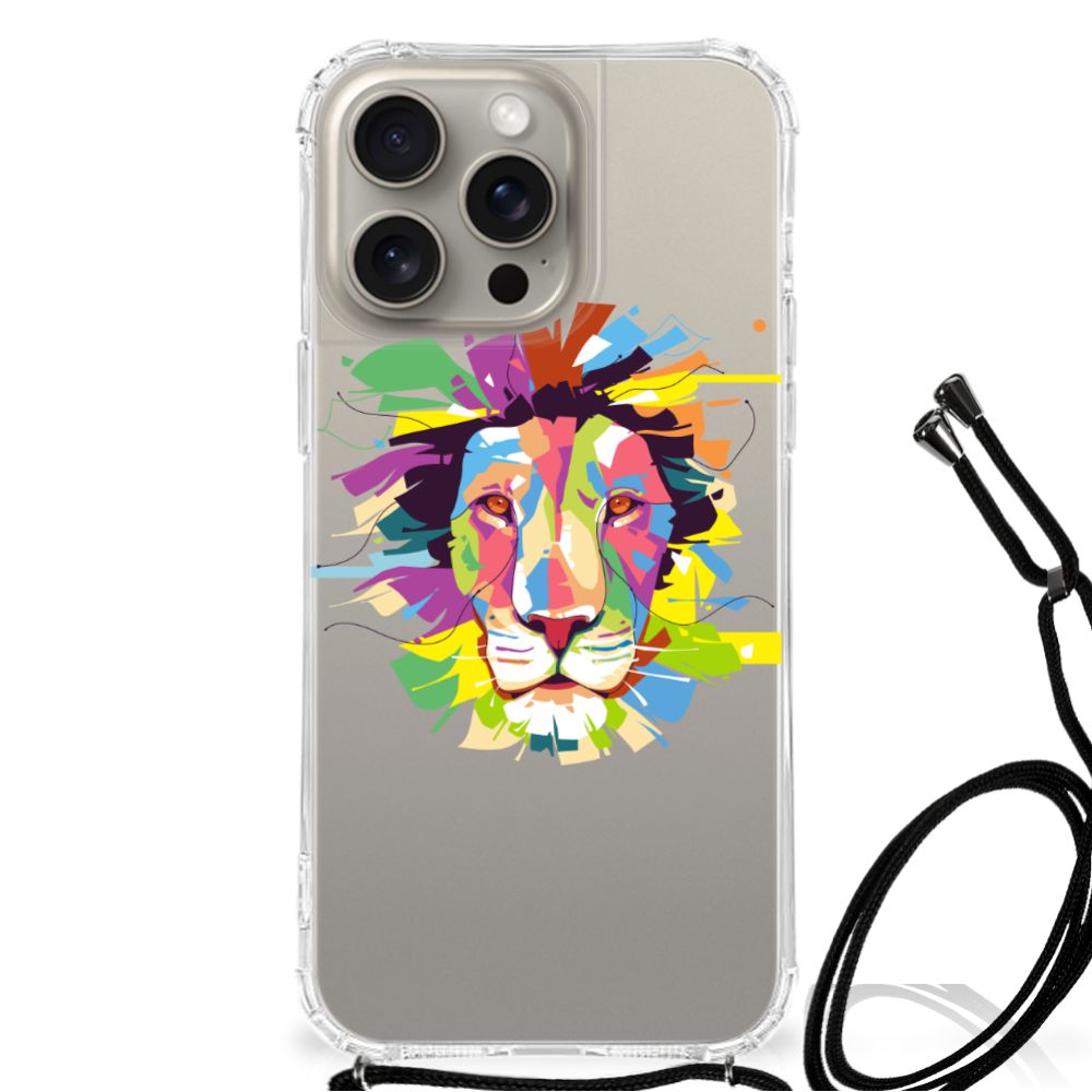 iPhone 15 Pro Max Stevig Bumper Hoesje Lion Color B2C Telecom
