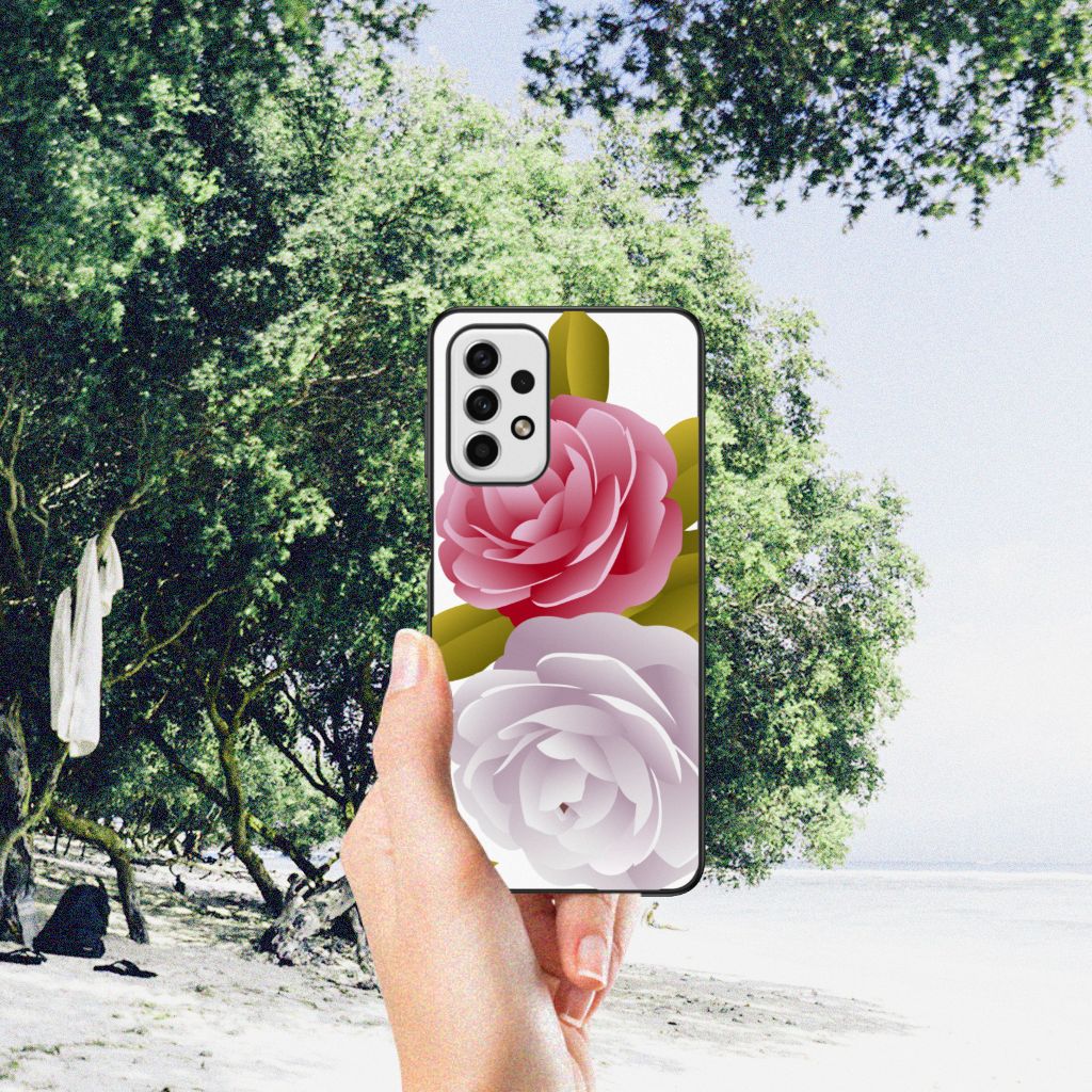Samsung Galaxy A23 Bloemen Hoesje Roses B2C Telecom