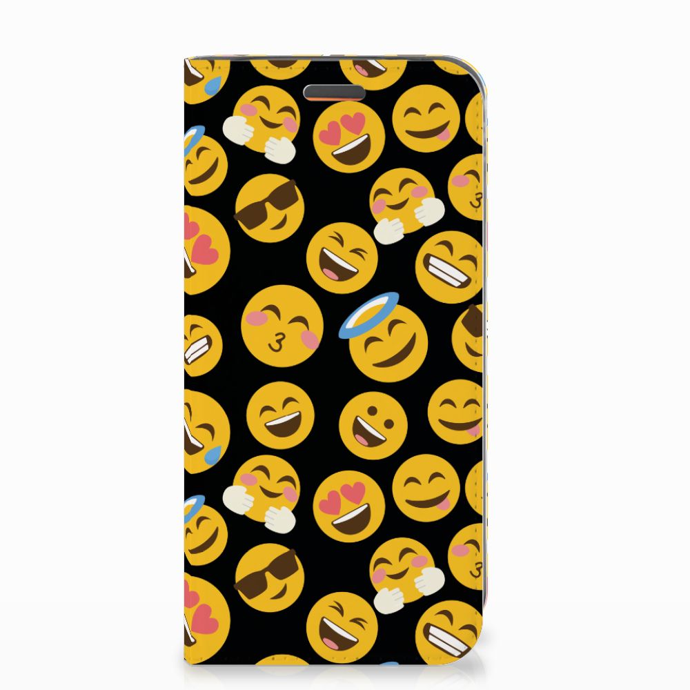 Motorola Moto E5 Play Hoesje met Magneet Emoji