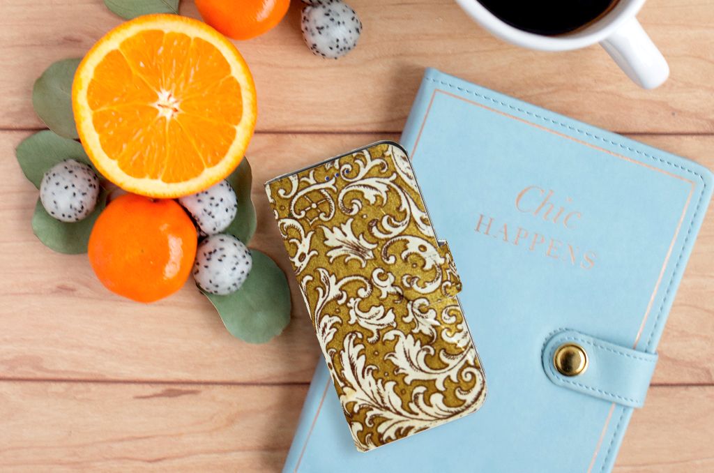 Wallet Case Samsung Galaxy S10e Barok Goud