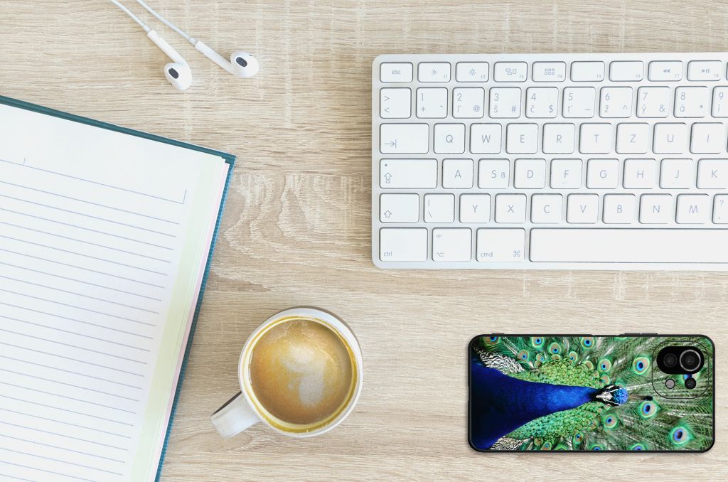 Xiaomi 11 Lite 5G NE | Mi 11 Lite Dierenprint Telefoonhoesje Pauw B2C Telecom