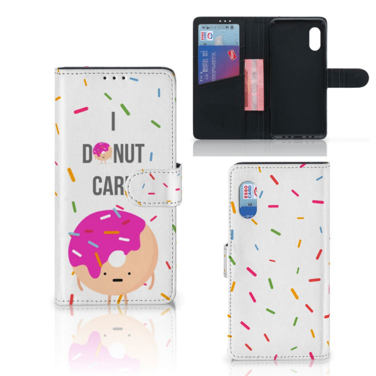 Samsung Xcover Pro Book Cover Donut Roze