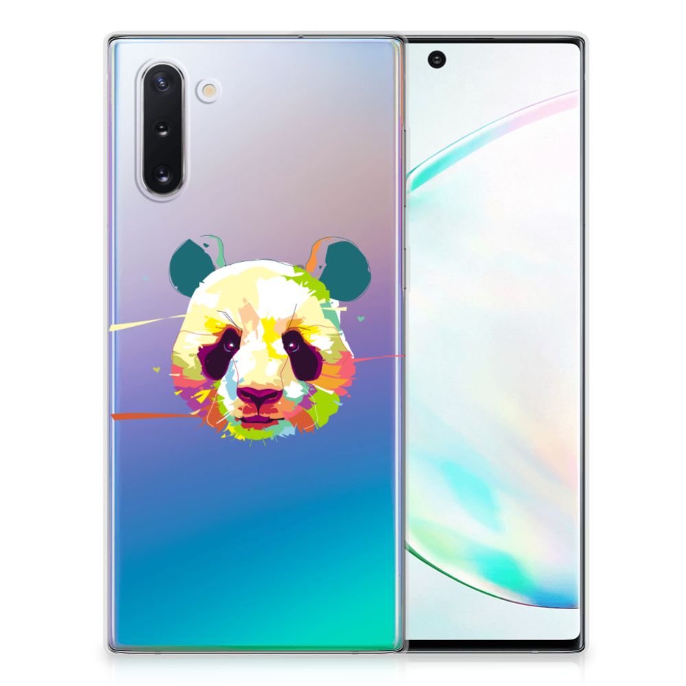 Samsung Galaxy Note 10 Telefoonhoesje met Naam Panda Color