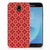 Samsung Galaxy J7 2017 | J7 Pro TPU bumper Batik Rood