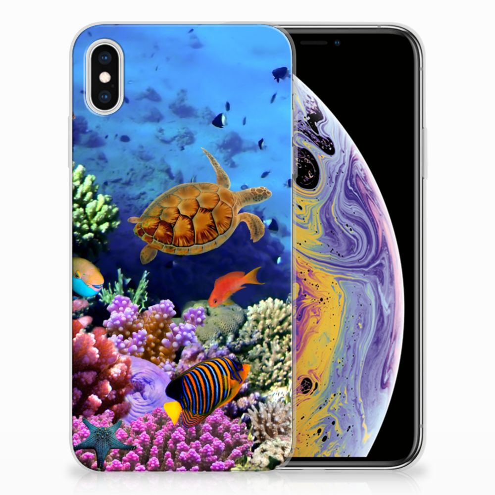 Apple iPhone Xs Max TPU Hoesje Vissen