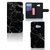 Samsung Galaxy A3 2017 Bookcase Marmer Zwart - Origineel Cadeau Vader