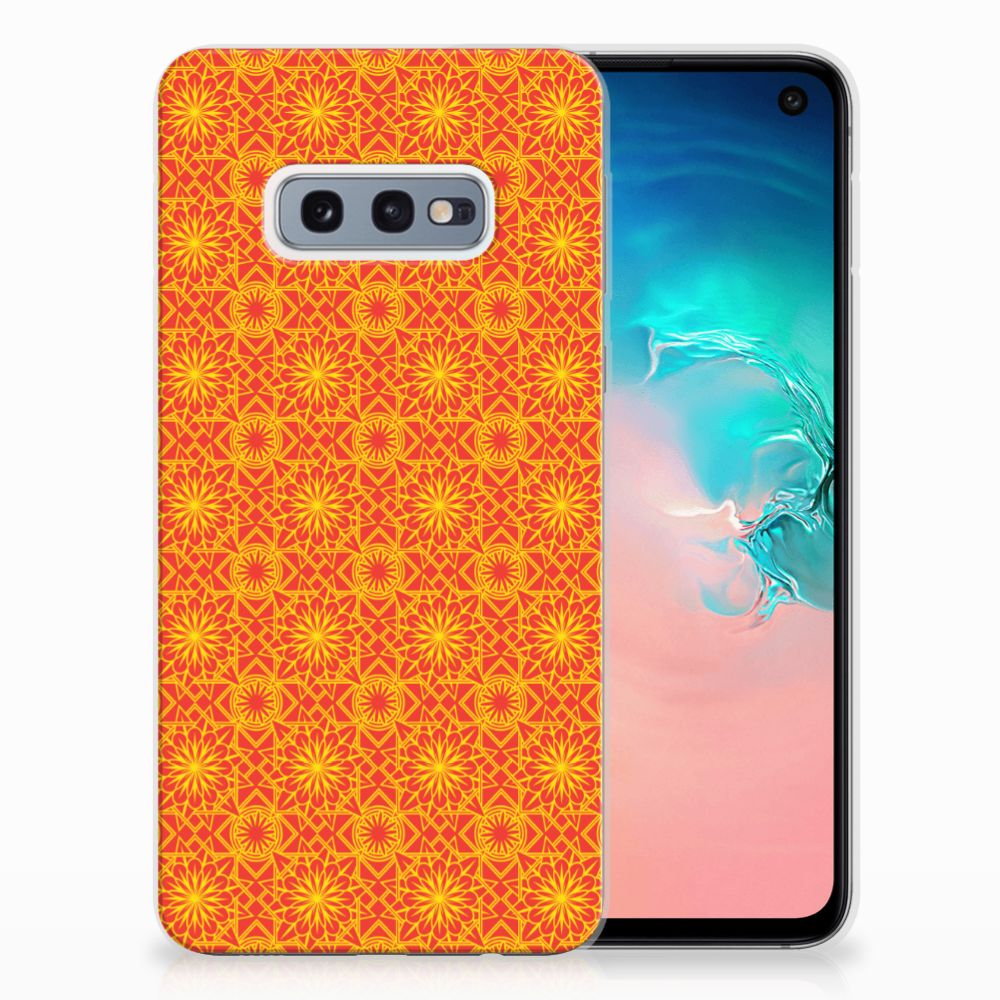 Samsung Galaxy S10e TPU bumper Batik Oranje