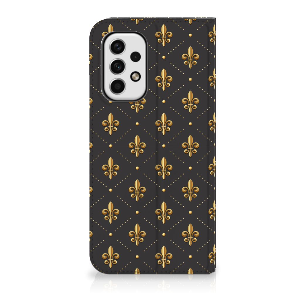 Samsung Galaxy A23 Hoesje met Magneet Franse Lelie - B2C Telecom