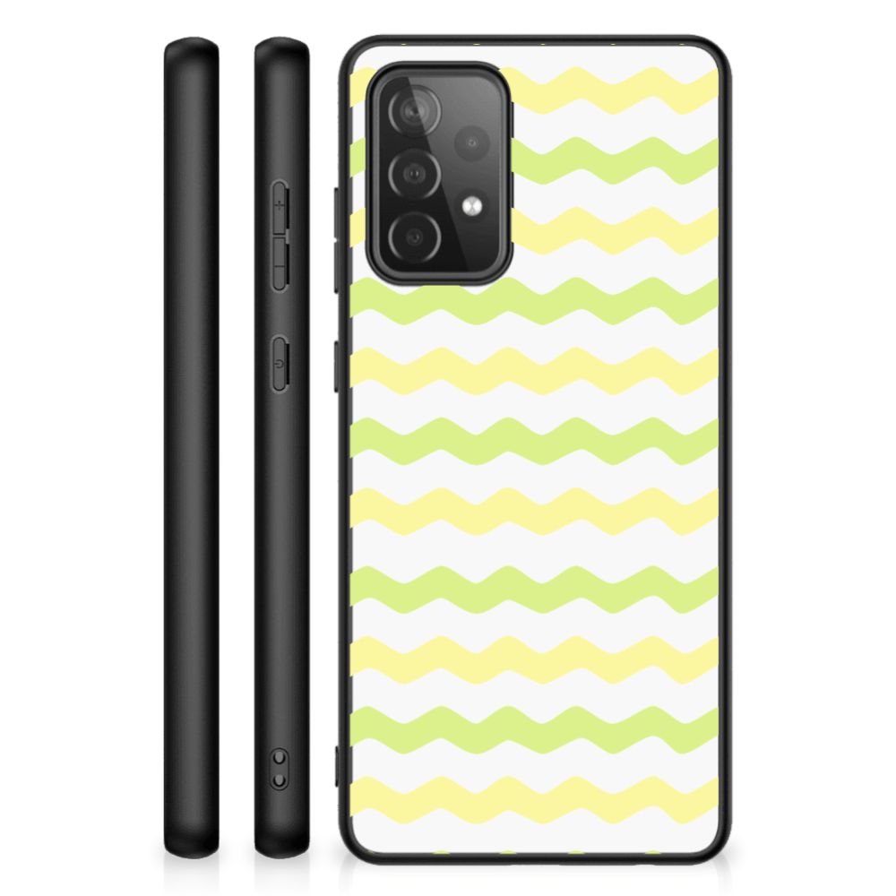 Samsung Galaxy A72 (5G/4G) Back Case Waves Yellow