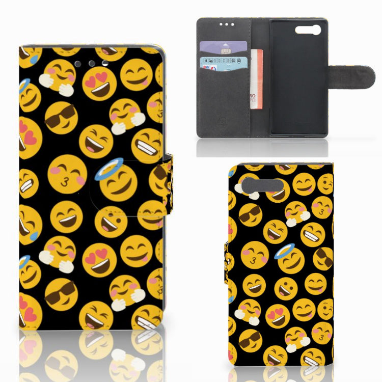 Sony Xperia X Compact Telefoon Hoesje Emoji