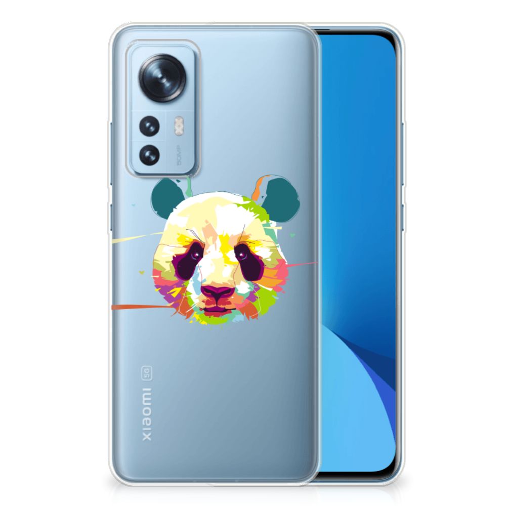 Xiaomi 12 | 12X Telefoonhoesje met Naam Panda Color