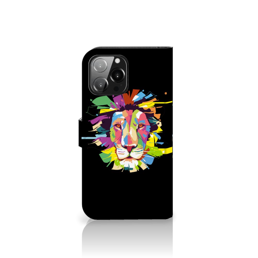 iPhone 13 Pro Max Leuk Hoesje Lion Color