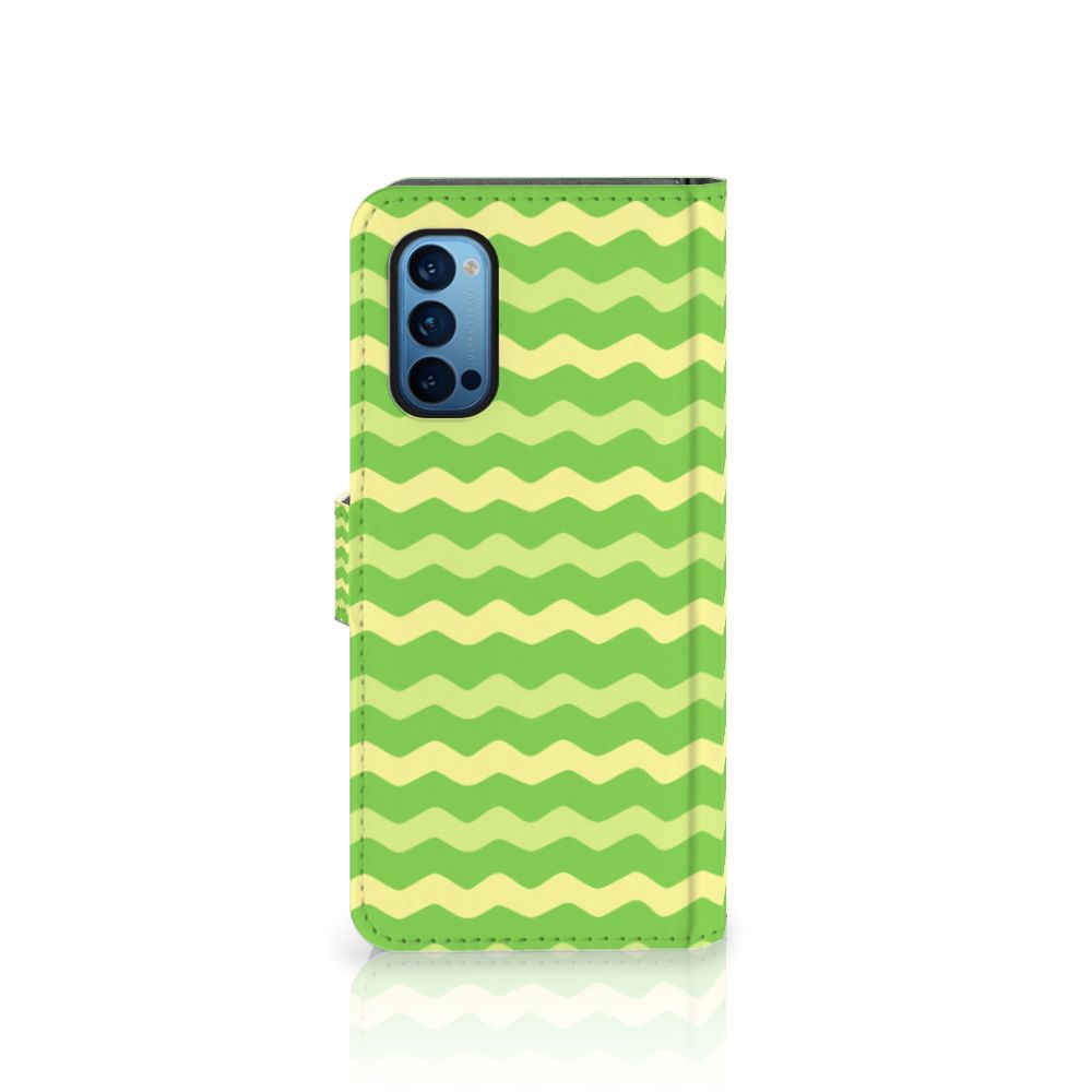 OPPO Reno 4 Pro 5G Telefoon Hoesje Waves Green