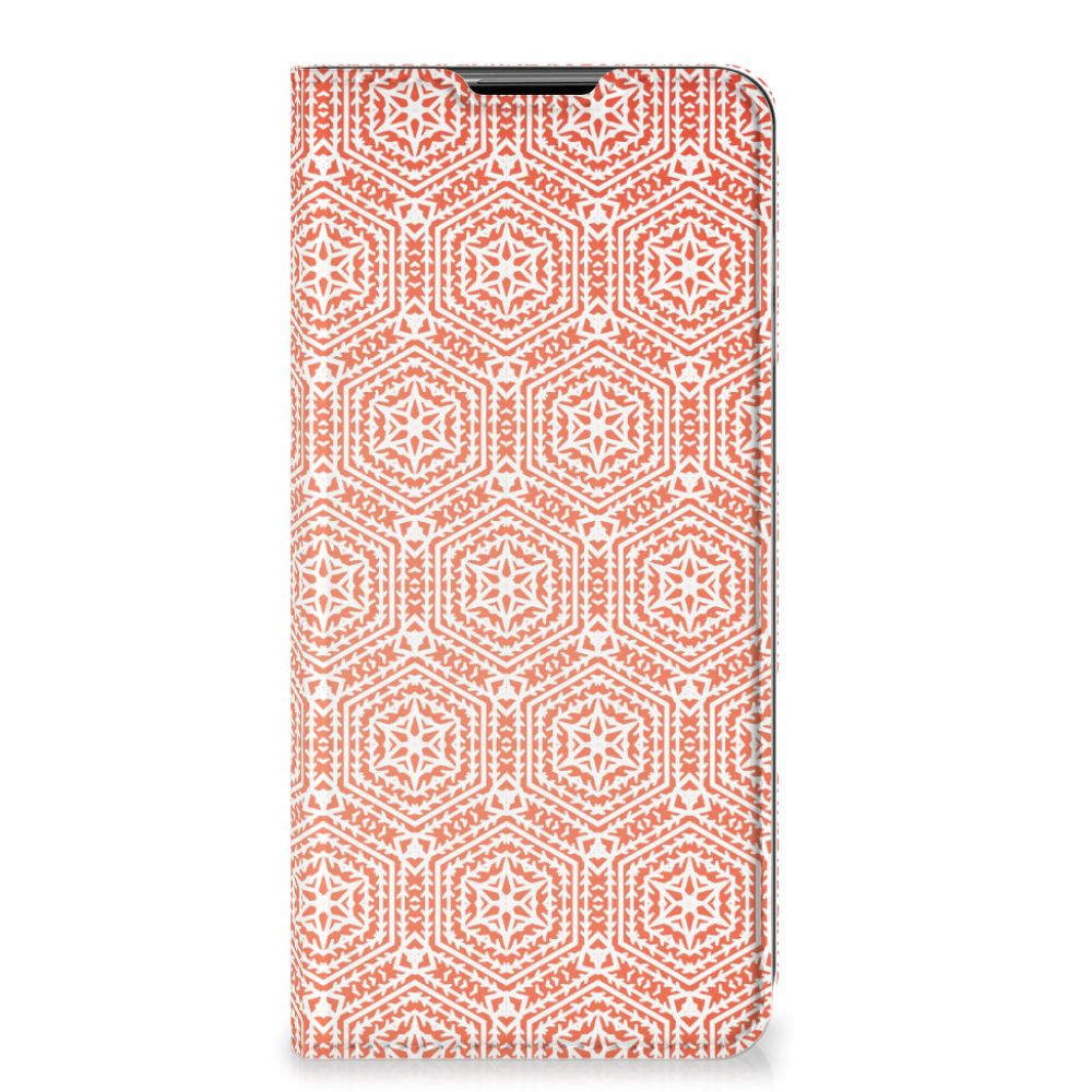 Samsung Galaxy A32 5G Hoesje met Magneet Pattern Orange - B2C Telecom
