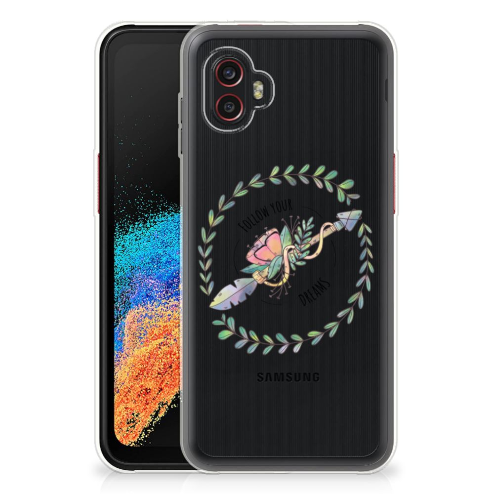 Samsung Galaxy Xcover 6 Pro Telefoonhoesje met Naam Boho Dreams