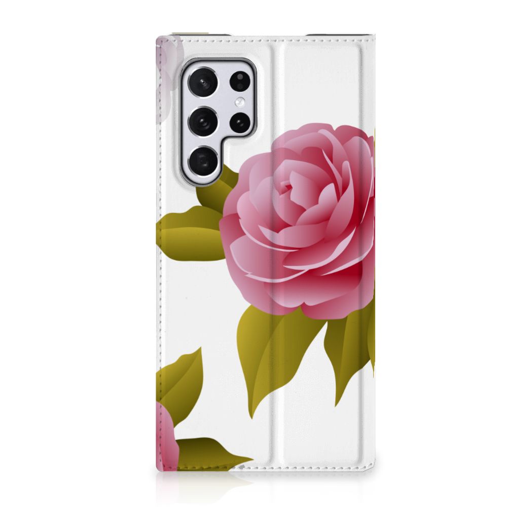 Samsung Galaxy S22 Ultra Smart Cover Roses - B2C Telecom