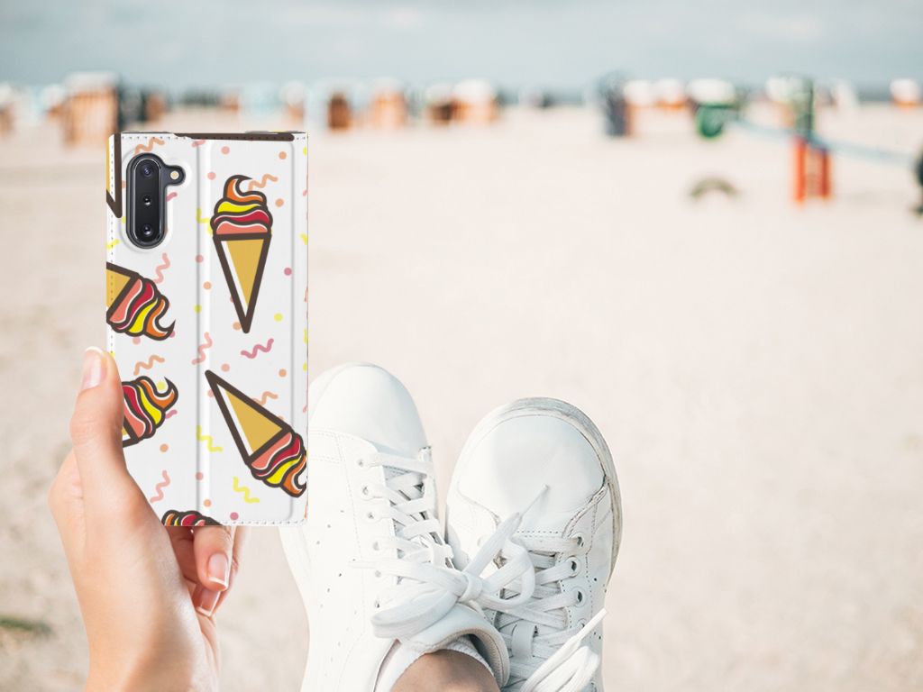 Samsung Galaxy Note 10 Flip Style Cover Icecream