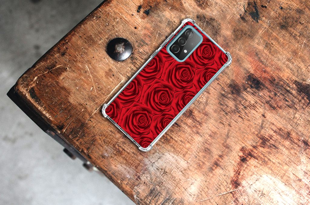 Samsung Galaxy A52 4G/5G Case Red Roses