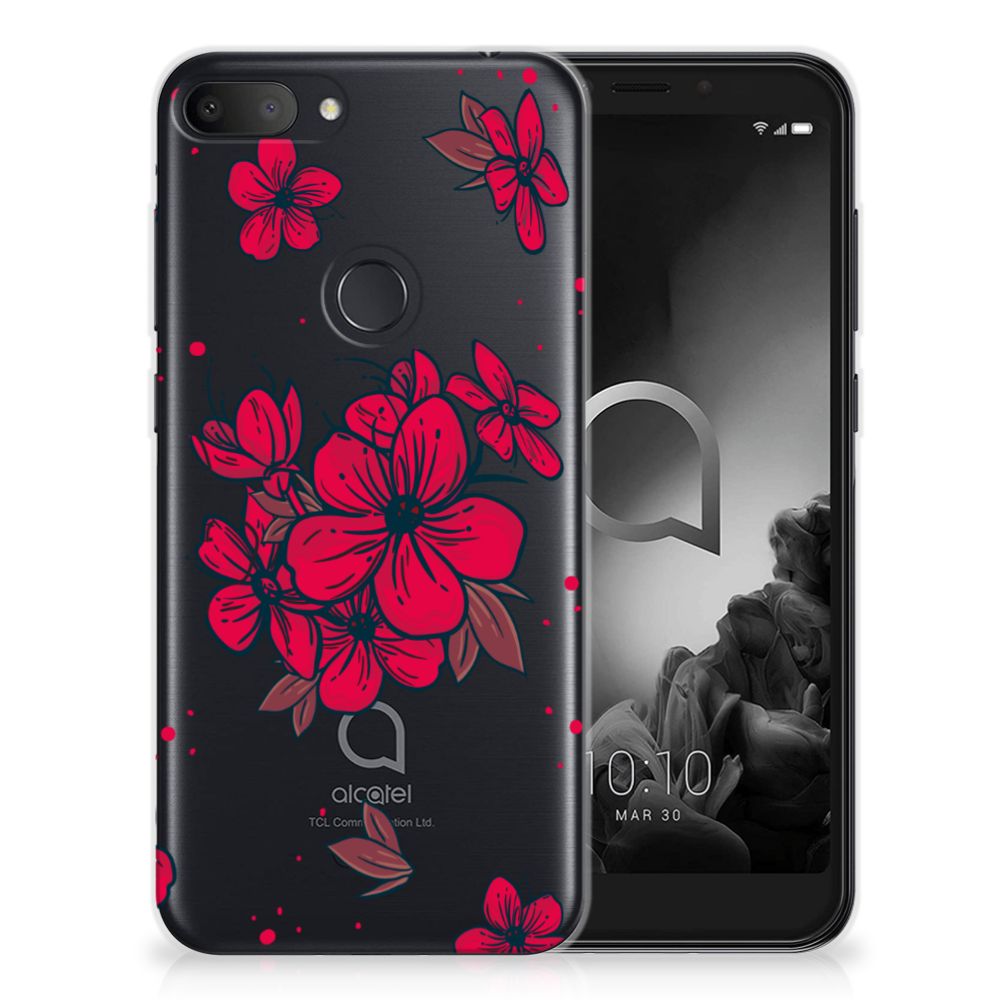 Alcatel 1S (2019) TPU Case Blossom Red