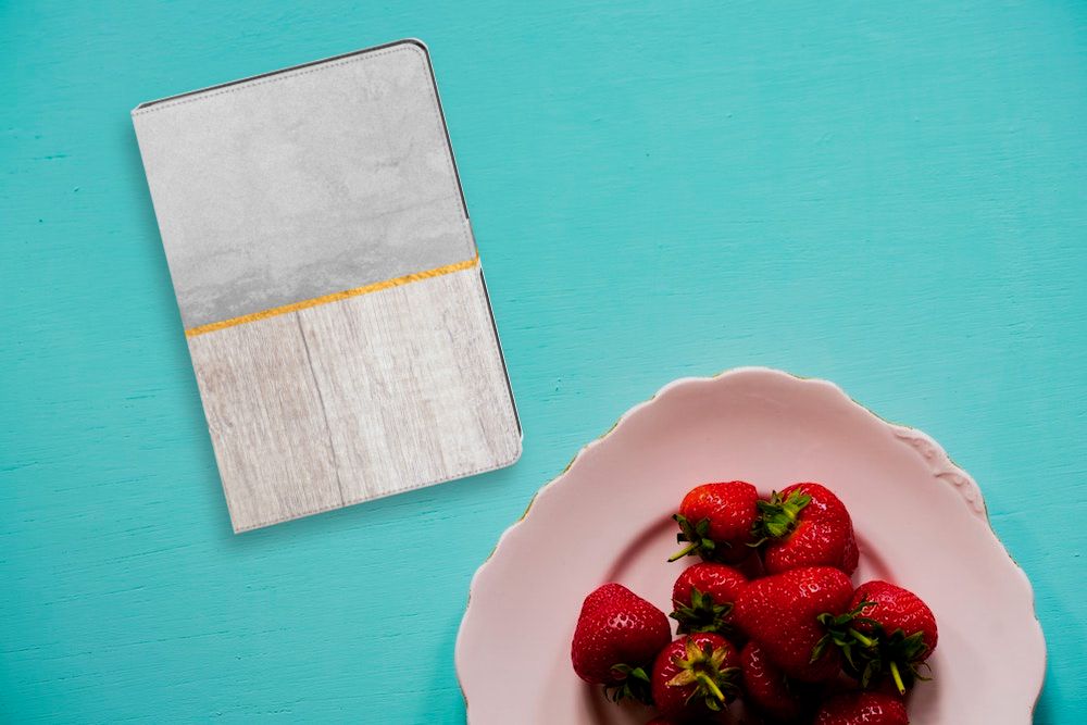 Lenovo Tablet M10 Tablet Book Cover Wood Concrete