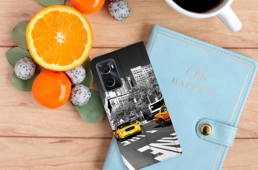 OPPO A96 | A76 Book Cover New York Taxi - B2C Telecom