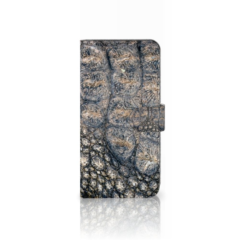 Samsung Galaxy A22 4G | M22 Telefoonhoesje met Pasjes Krokodillenprint