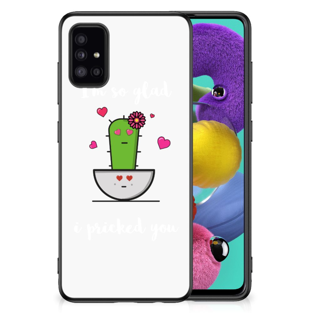 Samsung Galaxy A51 Bumper Hoesje Cactus Glad