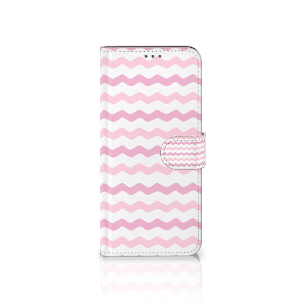 Samsung Galaxy S21 Plus Telefoon Hoesje Waves Roze