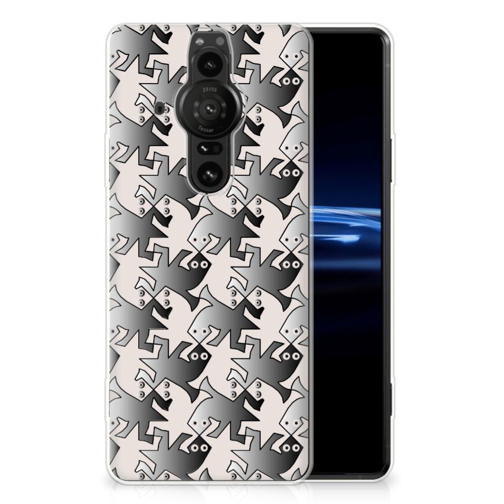 Sony Xperia Pro-I TPU Hoesje Salamander Grey B2C Telecom