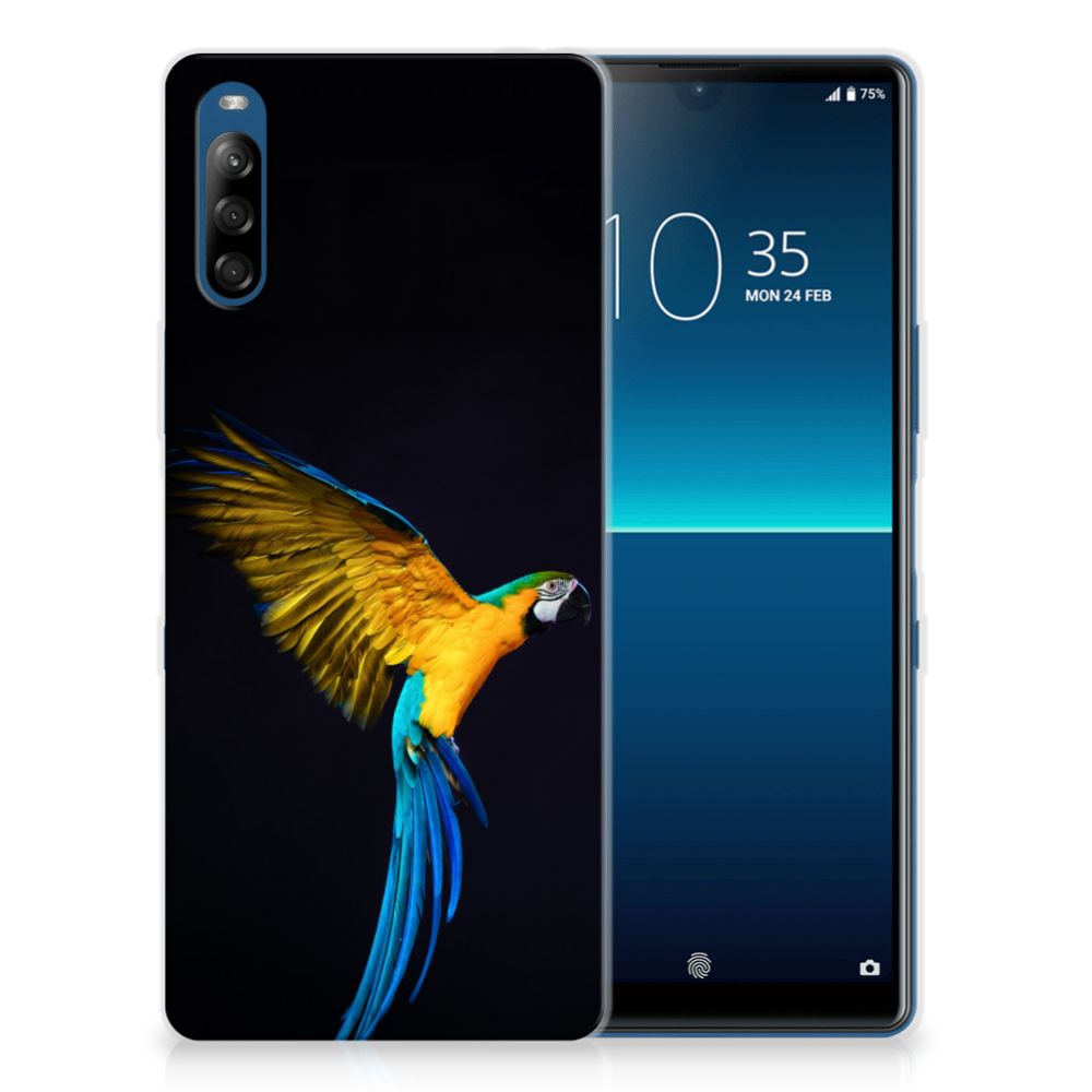 Sony Xperia L4 TPU Hoesje Papegaai