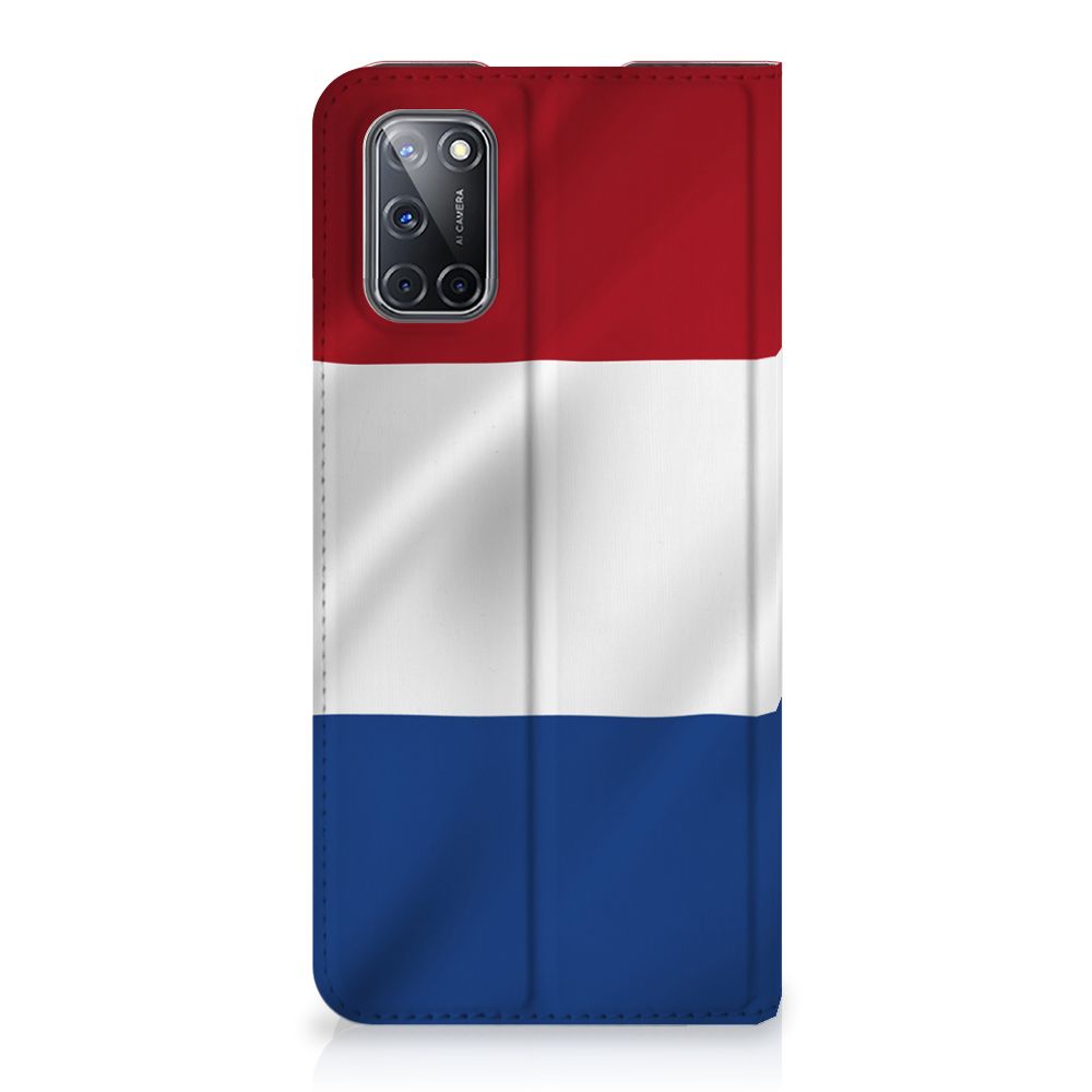 OPPO A52 | A72 Standcase Nederlandse Vlag - B2C Telecom