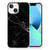 iPhone 13 Anti-Shock Hoesje Marmer Zwart - Origineel Cadeau Vader