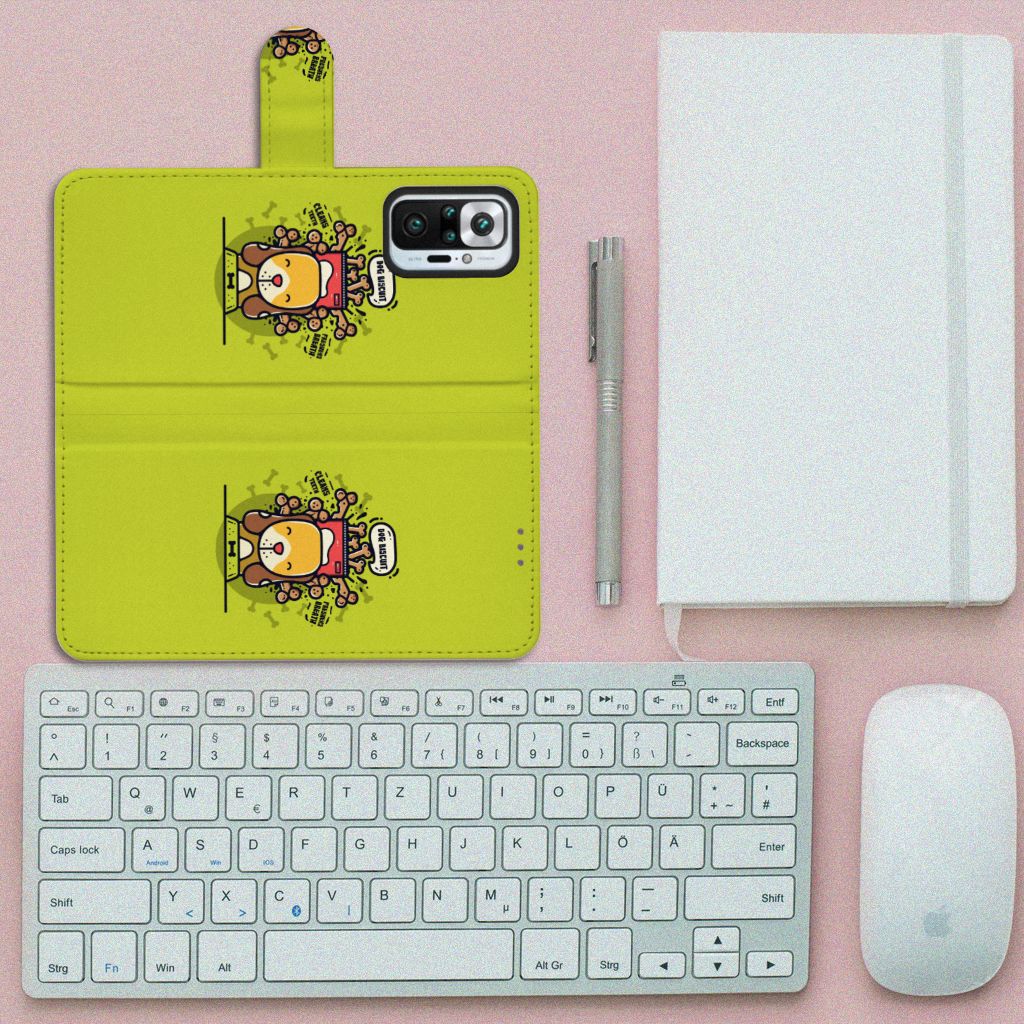 Xiaomi Redmi Note 10 Pro Leuk Hoesje Doggy Biscuit
