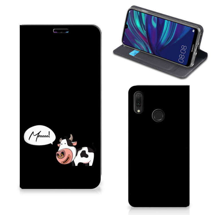 Huawei Y7 hoesje Y7 Pro (2019) Magnet Case Cow