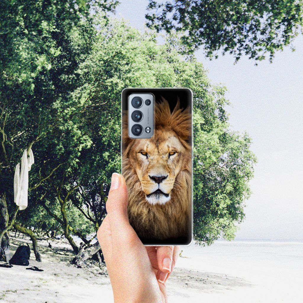 OPPO Reno 6 Pro Plus 5G TPU Hoesje Leeuw B2C Telecom