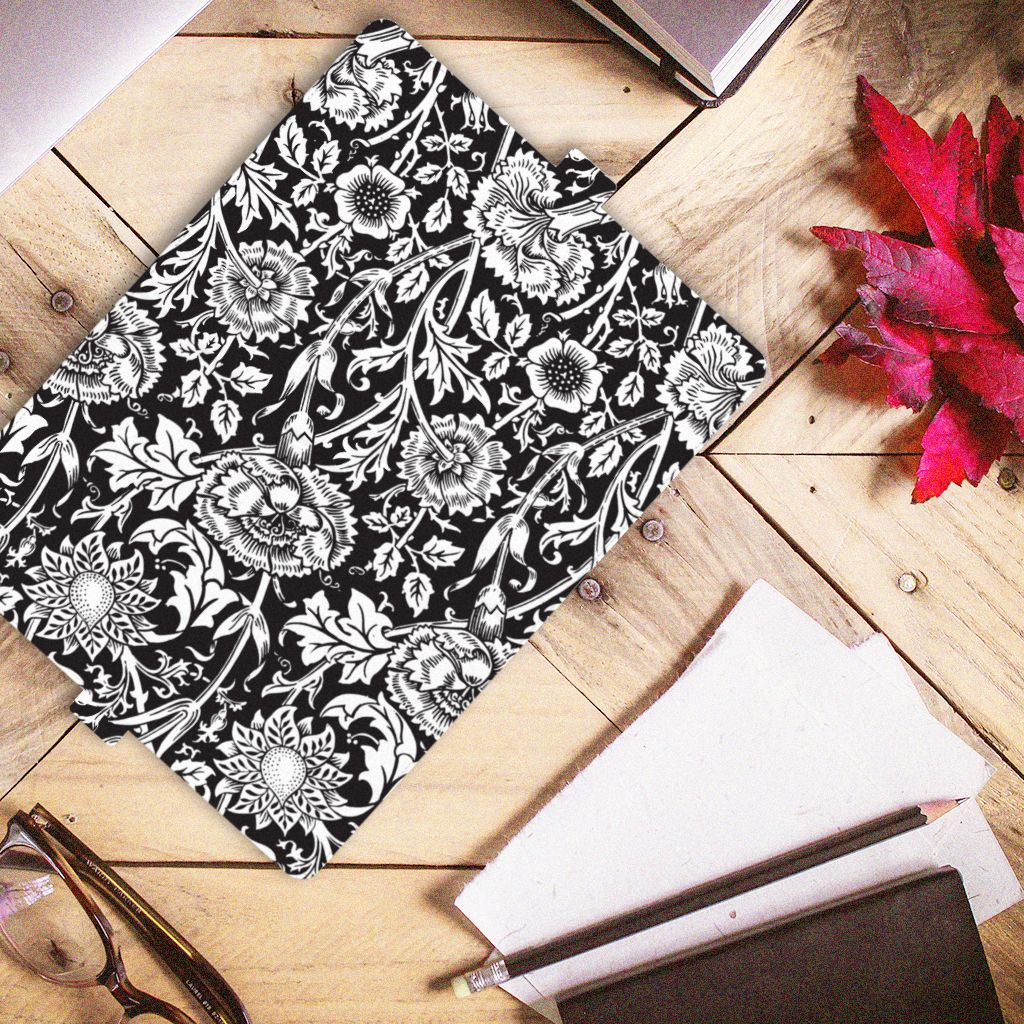 Lenovo Tab P11 | P11 Plus Tablet Cover Black Flowers