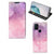 Bookcase OnePlus Nord N10 5G Pink Purple Paint