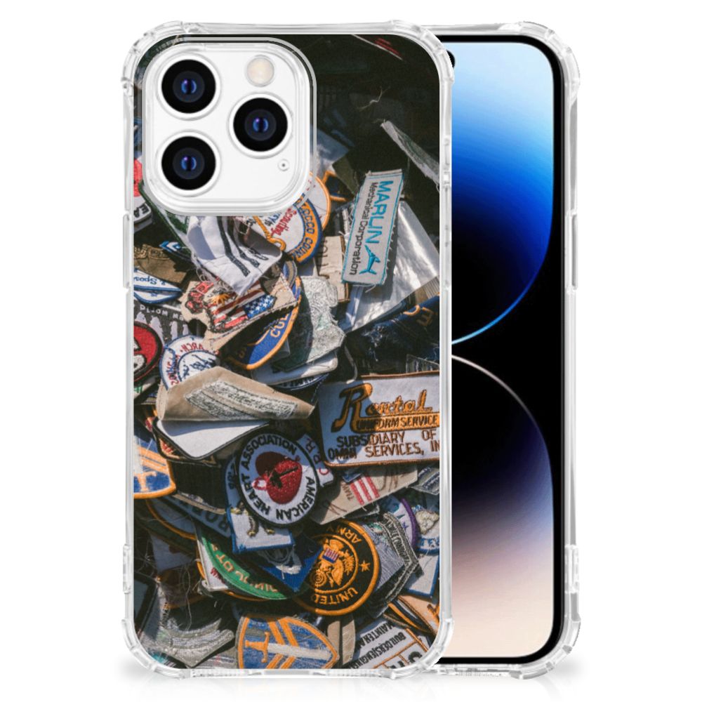 iPhone 14 Pro Anti-shock Hoesje met foto Badges B2C Telecom