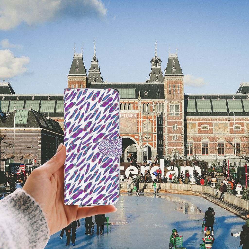 Samsung Galaxy S20 Ultra Telefoon Hoesje Feathers Color