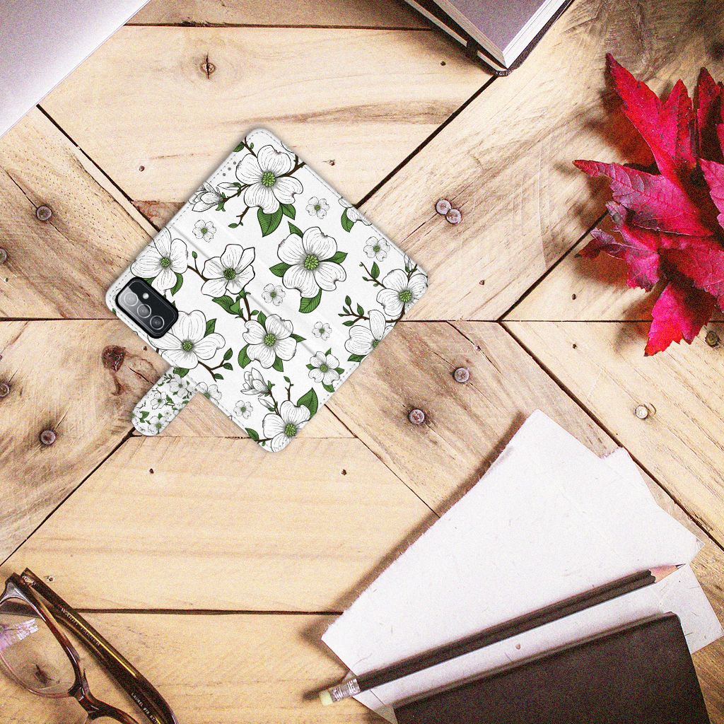 Samsung Galaxy M52 Hoesje Dogwood Flowers
