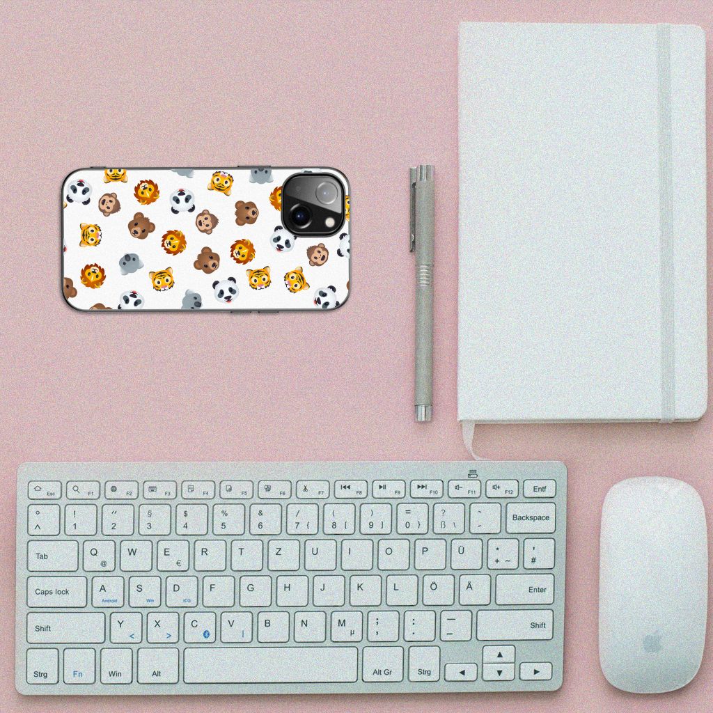 Back Case voor Apple iPhone 13 Dieren Emojis B2C Telecom