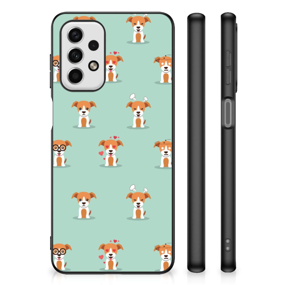 Samsung Galaxy A23 Dierenprint Telefoonhoesje Pups B2C Telecom