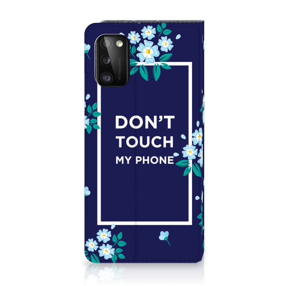 Samsung Galaxy A41 Design Case Flowers Blue DTMP - B2C Telecom