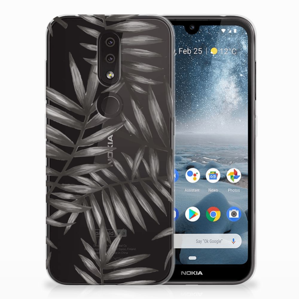 Nokia 4.2 TPU Case Leaves Grey