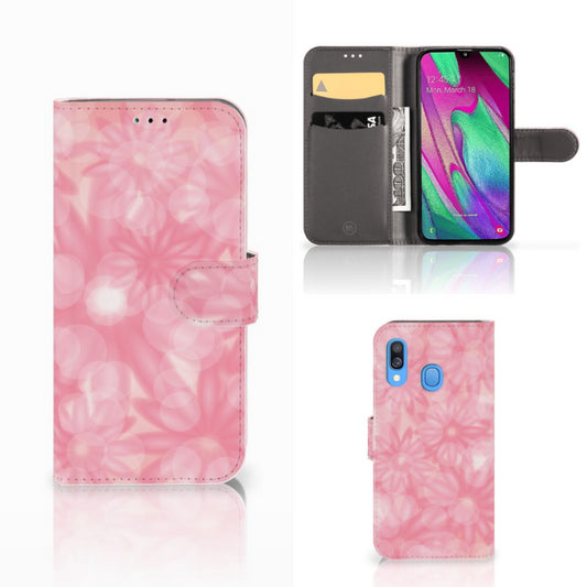 Samsung Galaxy A40 Hoesje Spring Flowers